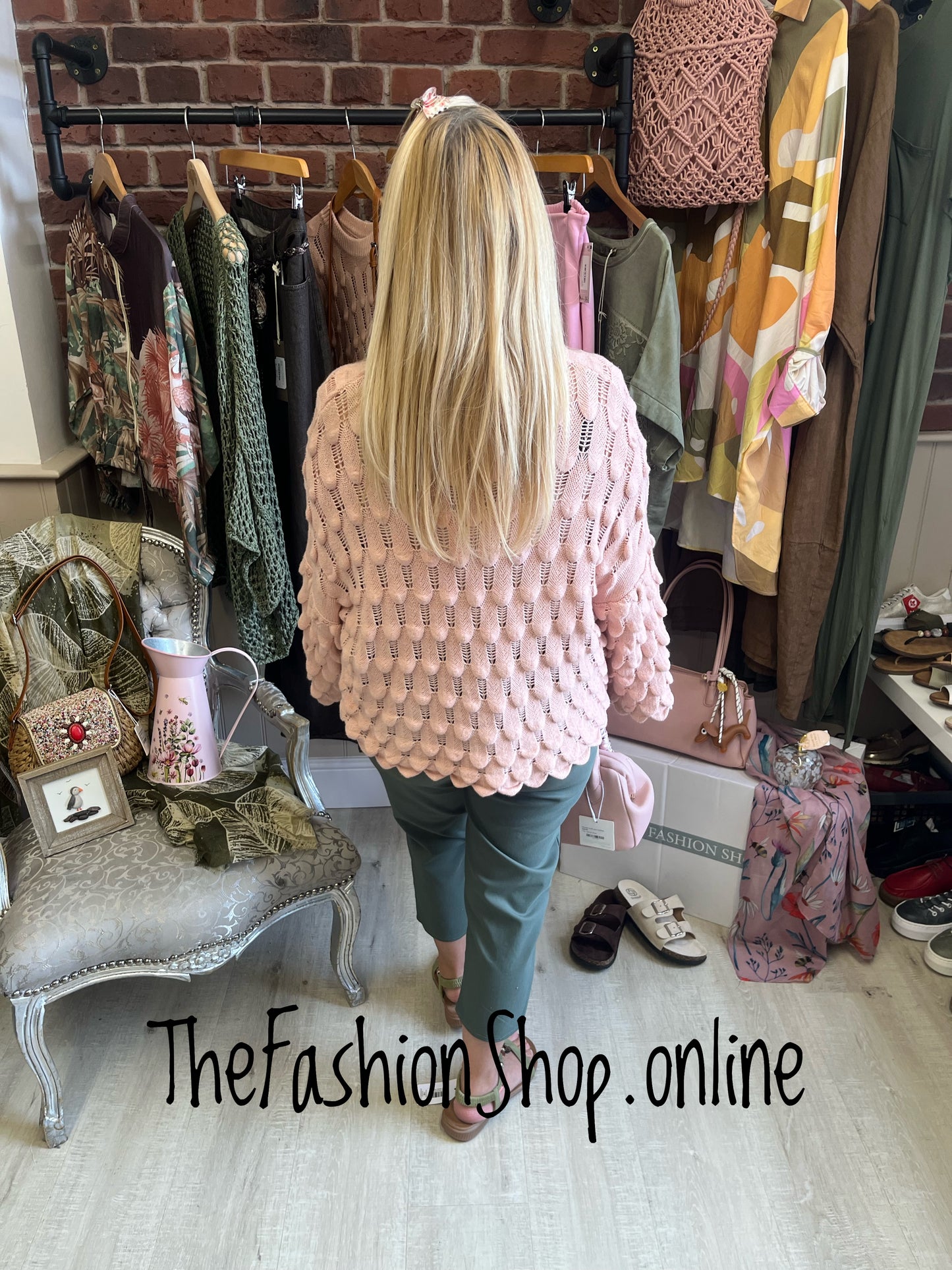 Eloise blush pink petal jumper 8-16