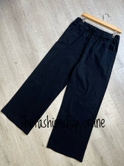 Black classic magic wide leg trousers 16-20