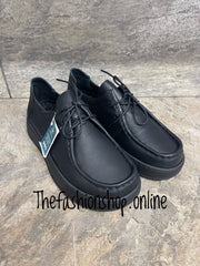 Modella Camden black leather shoes sizes 4-8 (37-41)
