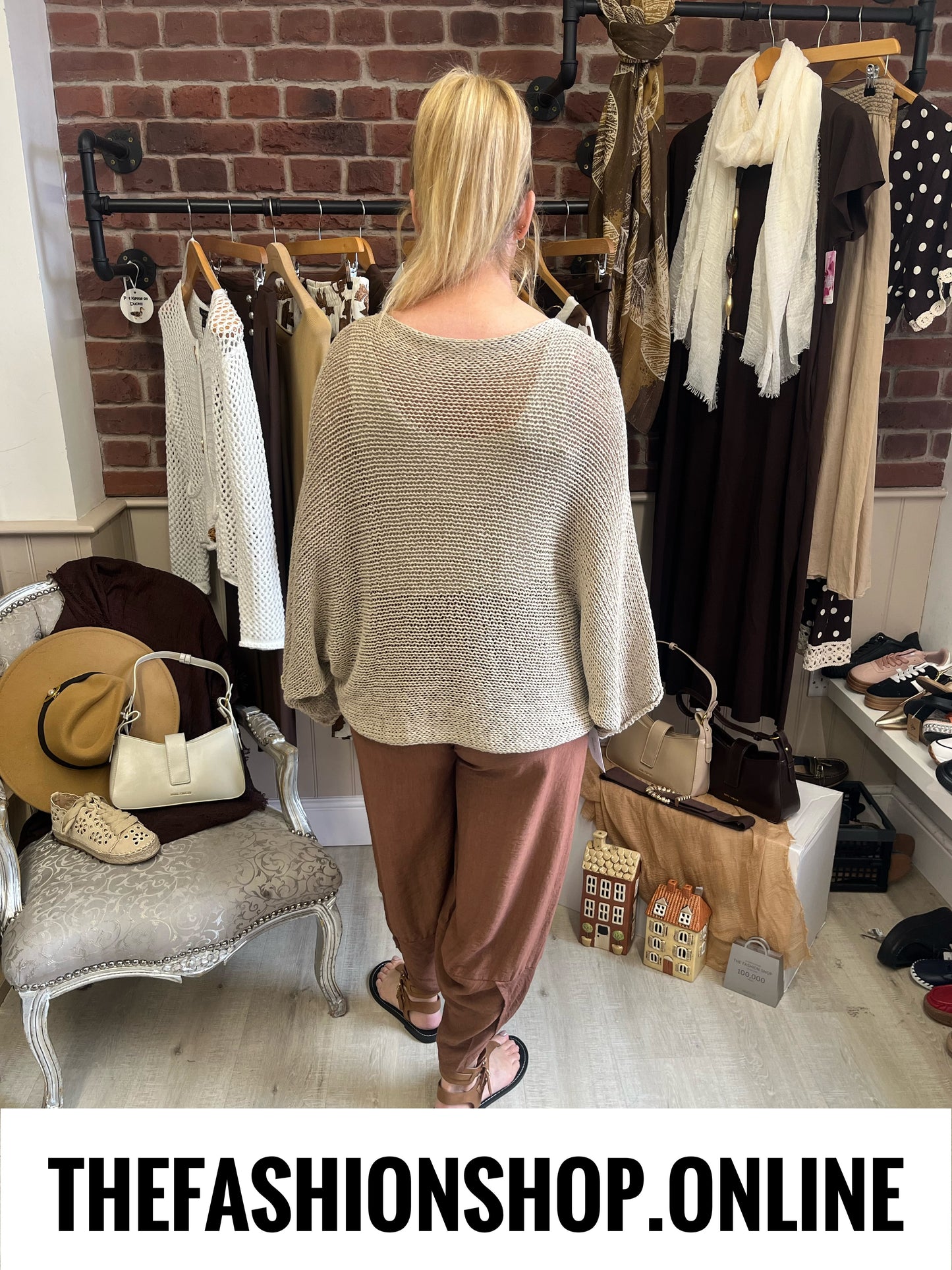 Jessie tan tulip hem trousers 8-16