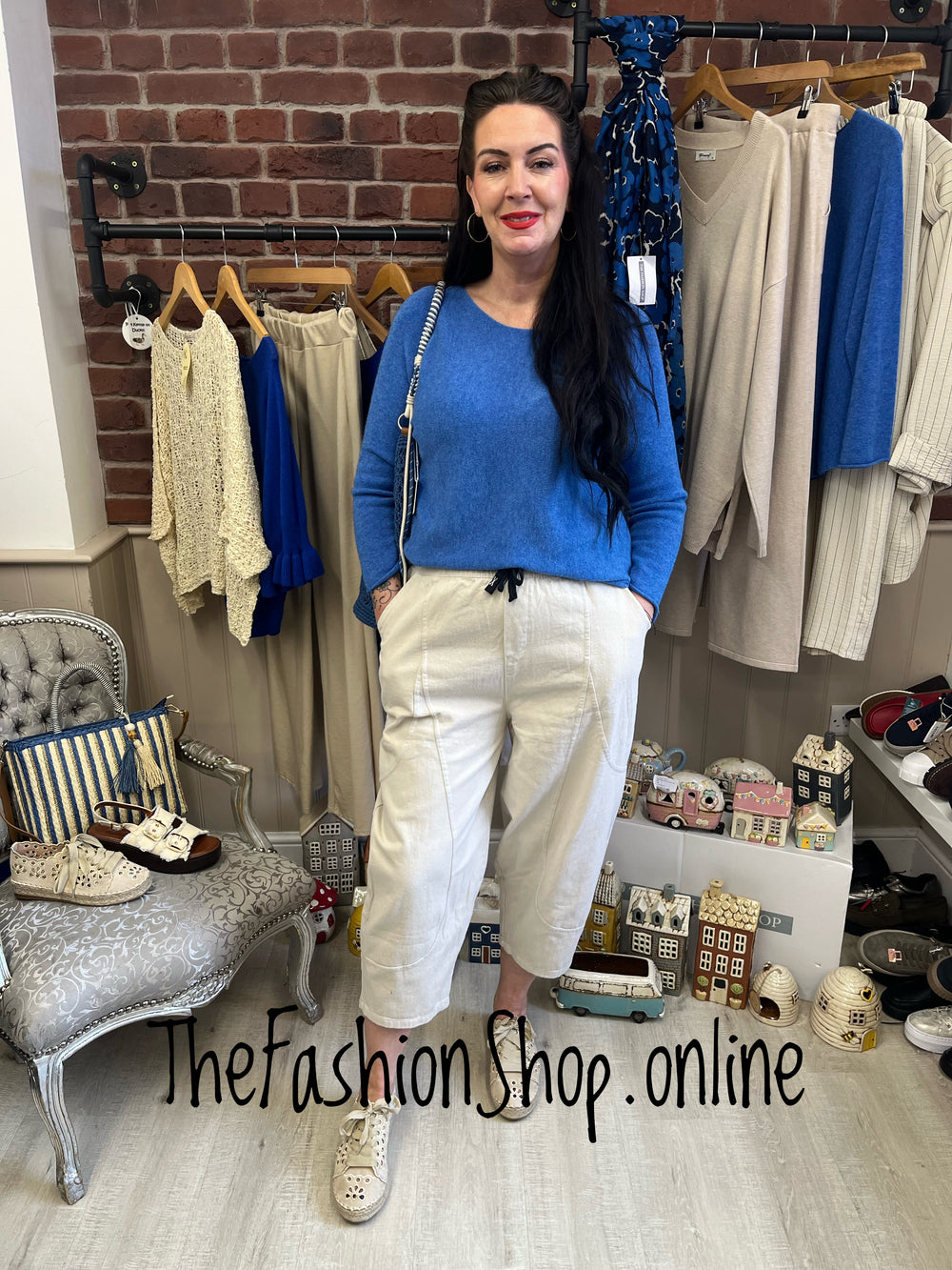 Dina denim blue soft jumper 10-16