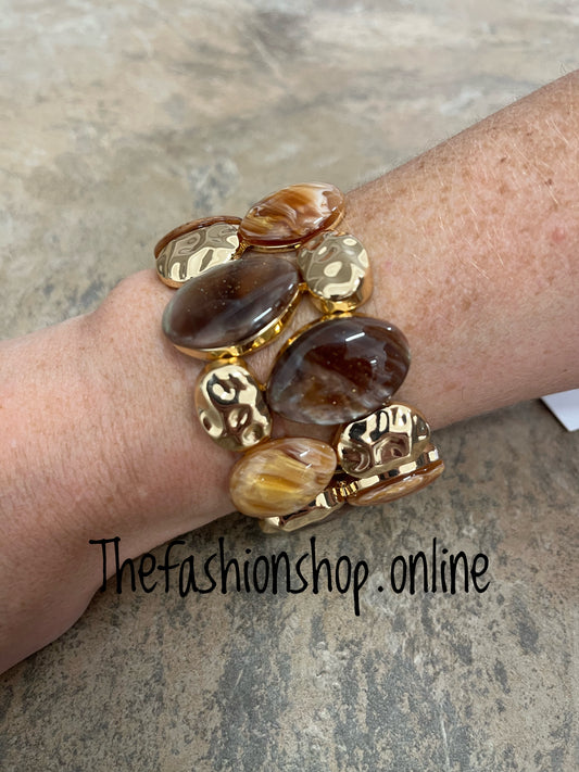 Andara and Gold Bracelet