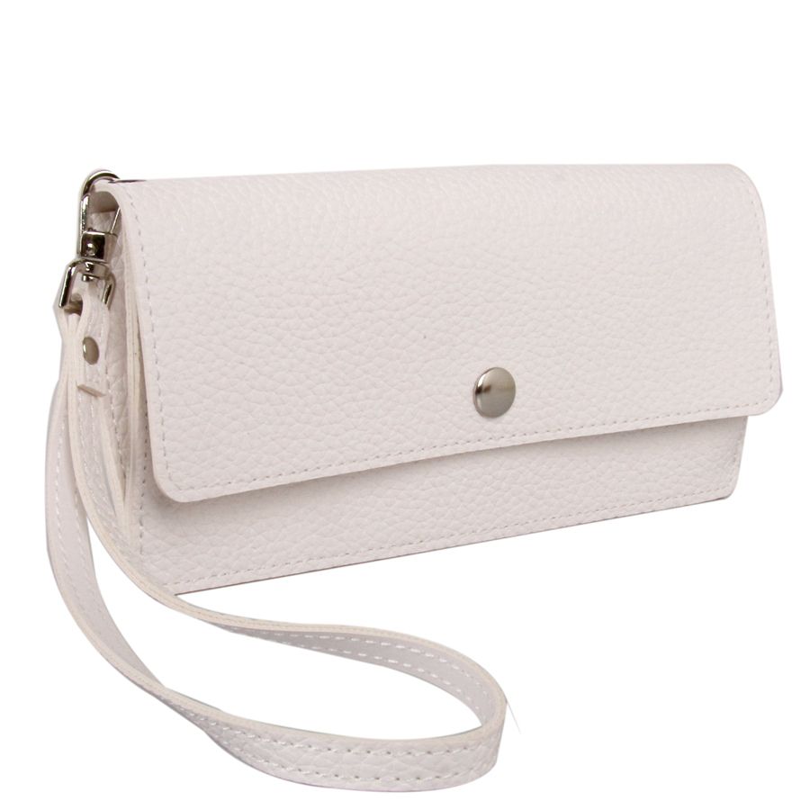 Red Cuckoo white purse