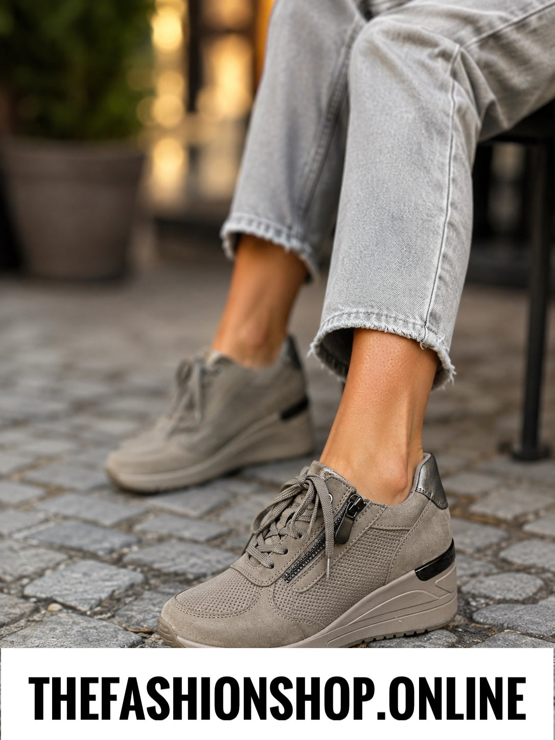 Marco Tozzi antelope wedge trainer 3-9