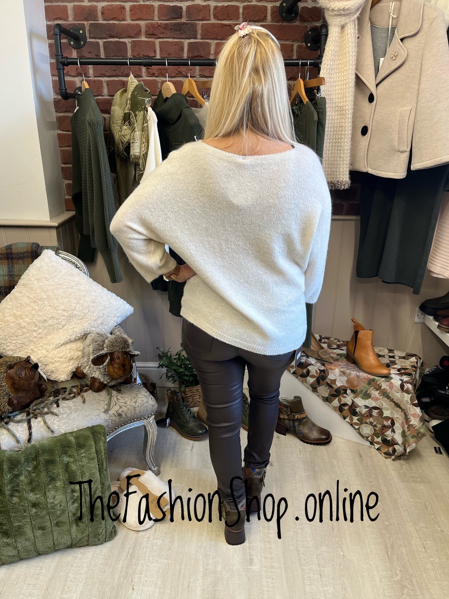 Kara Cream Knit Jumper 12-16