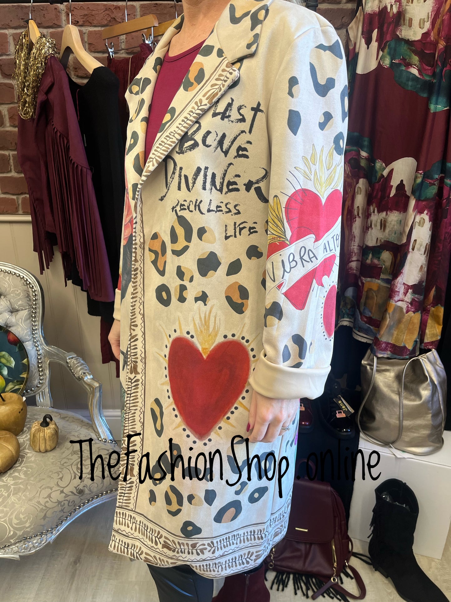 Carmen heart duster jacket 8-18