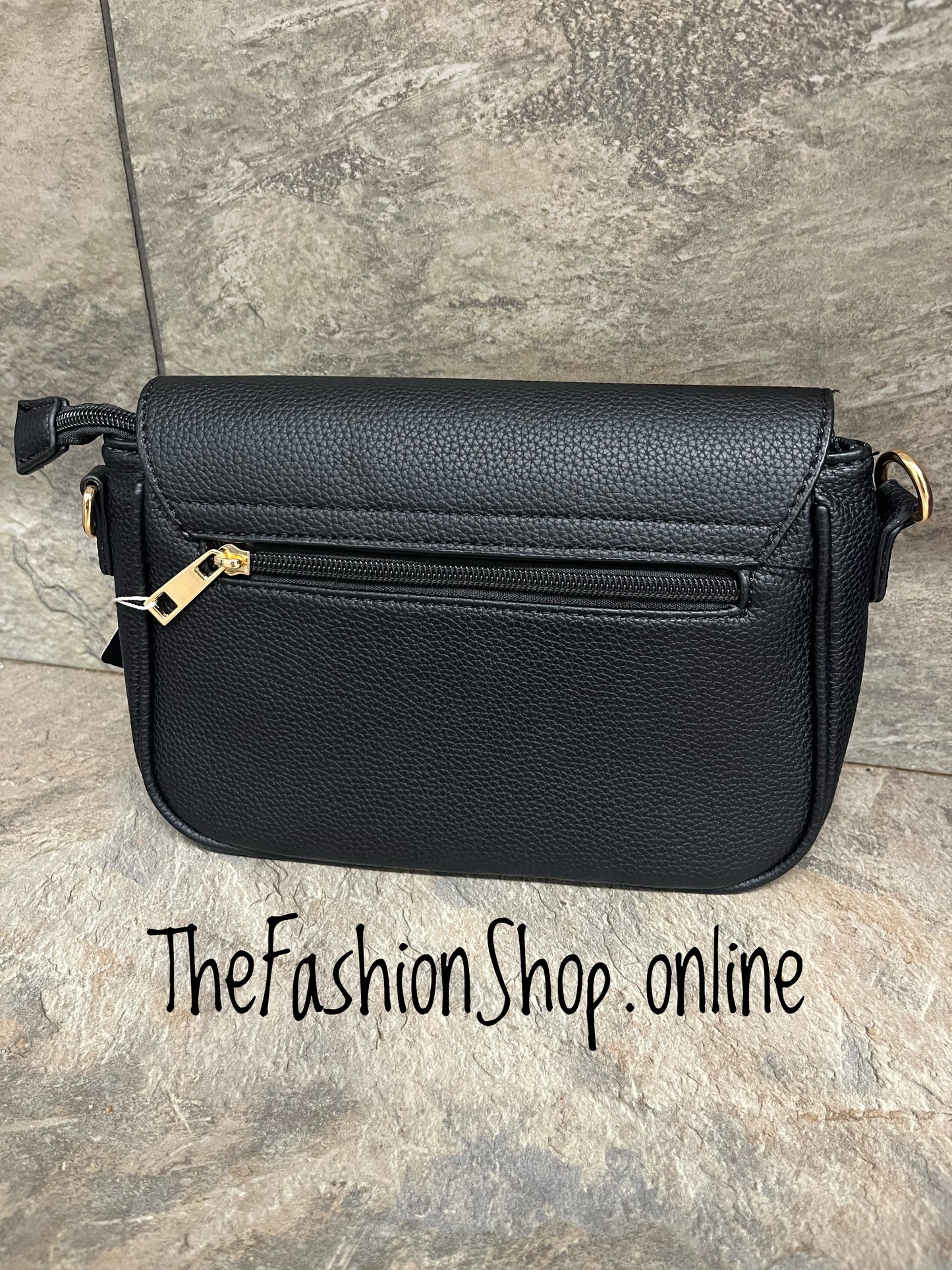 Vivian black shoulder bag