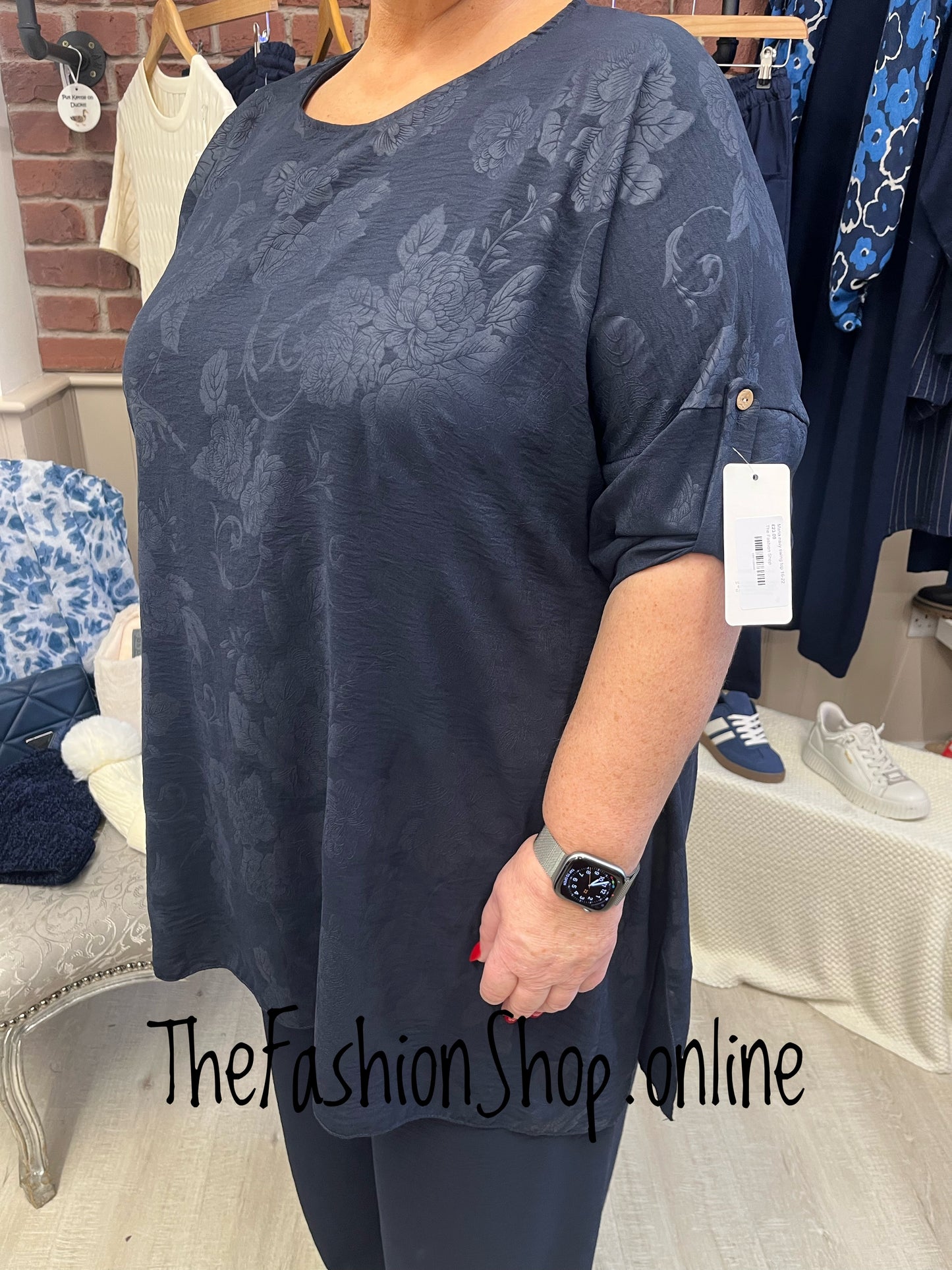 Maria navy swing top 16-22