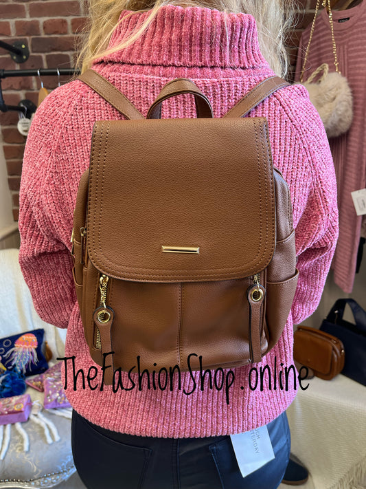Sammy Brown faux leather backpack