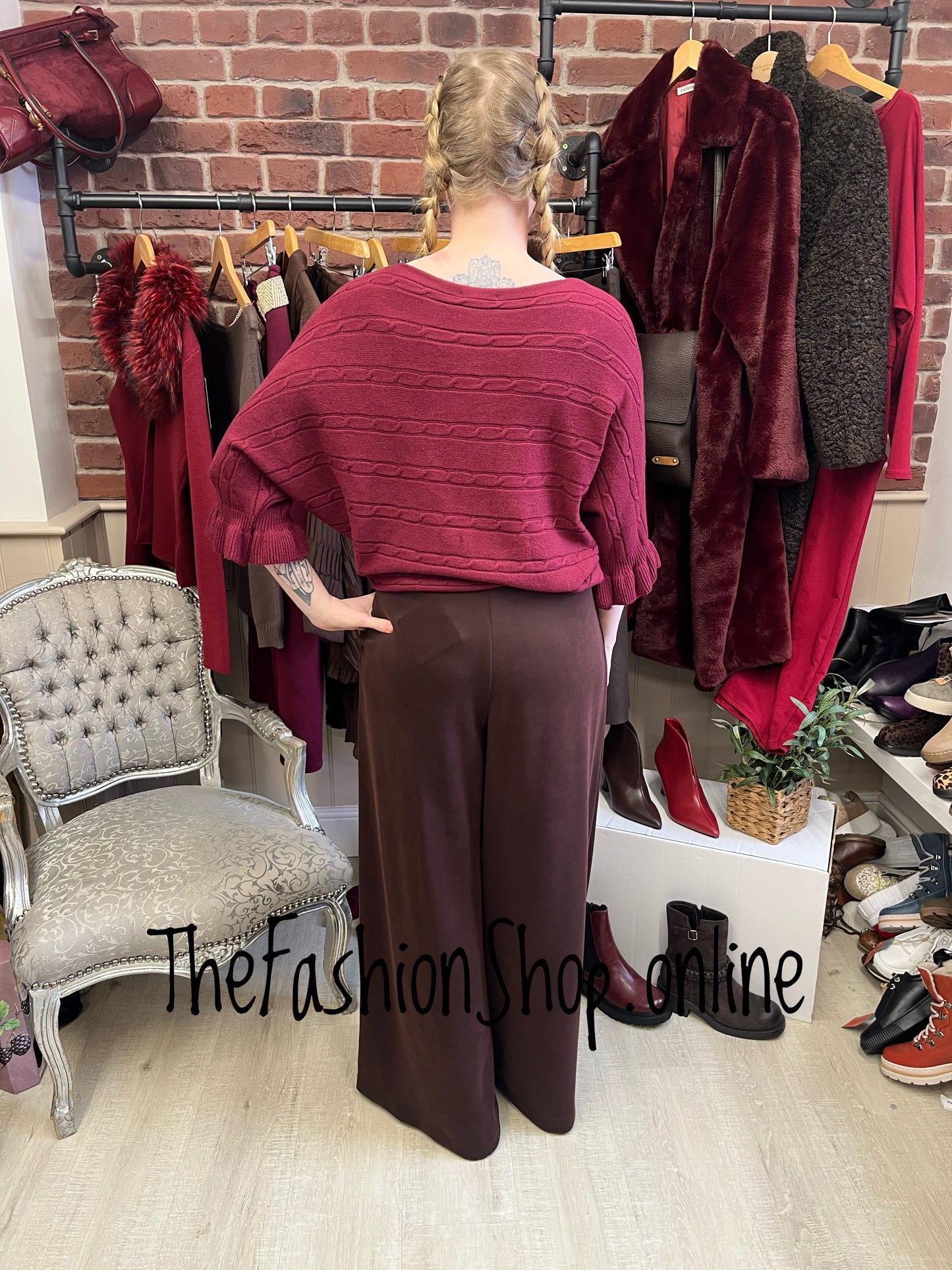 Sienna Brown Dress Trouser 8-18