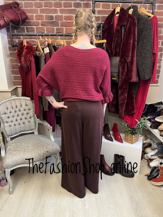 Sienna Brown Dress Trouser 8-18