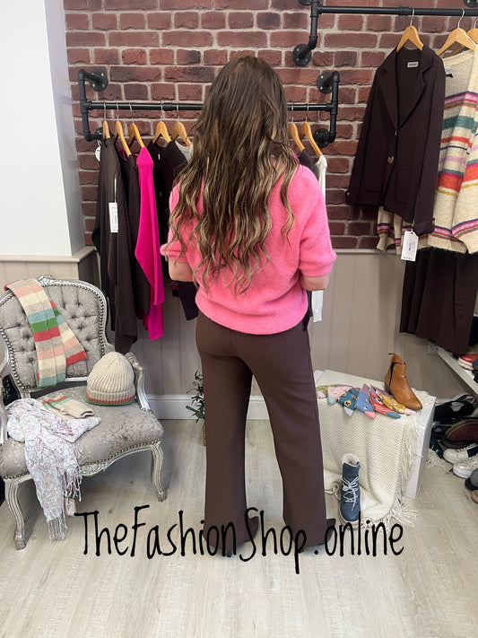 Tessa pink wool mix cardigan 8-12