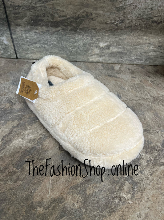 Jo & Joe Hattie Full Slipper in Beige 4-8