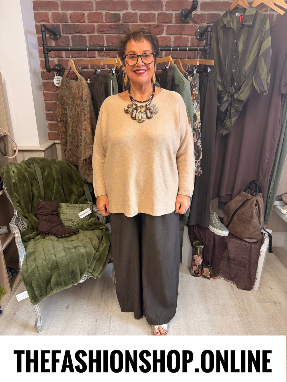Esme camel soft jumper 16-22