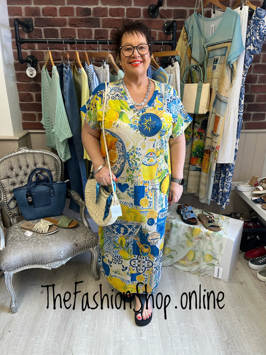 Helen lemon summer dress 12-18