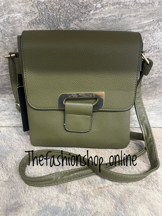 Rhonda Khaki Shoulder Bag