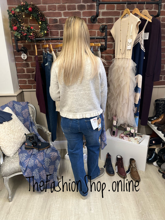 Paloma beige wool mix cardigan 8-16