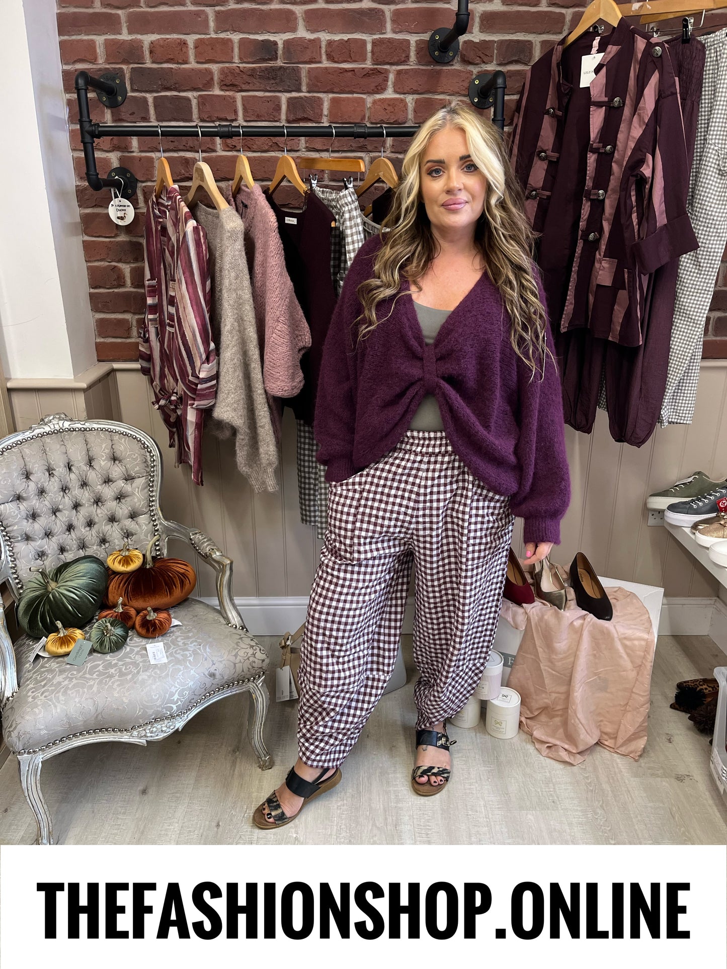Bella damson three way wool mix jumper 10-18