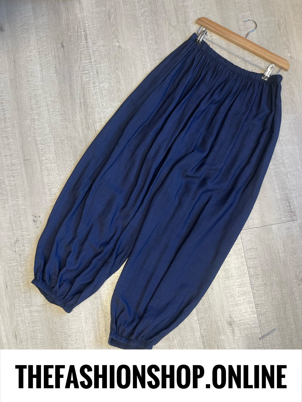 Kenzie navy harem trousers 10-22