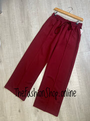 Penelope wine front seam jogger 10-16