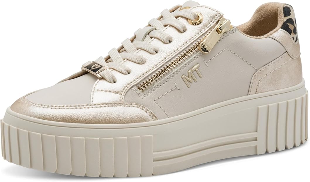 Marco Tozzi beige leopard platform trainers sizes 4-8 (37-42)