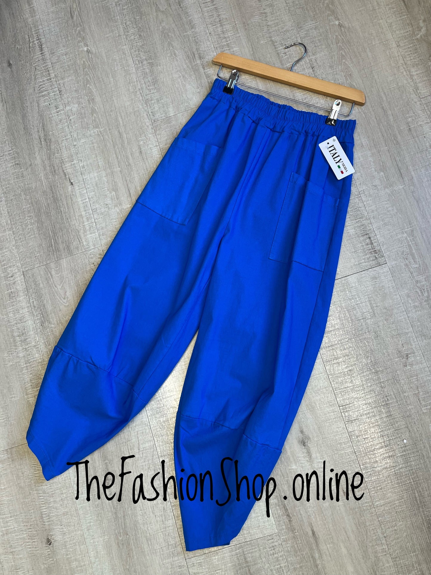 Poppy royal blue pocket trousers 10-16
