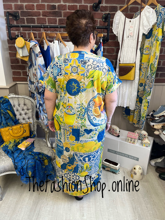 Helen lemon summer dress 12-18