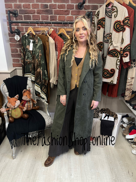 Maeve khaki trench coat 8-14