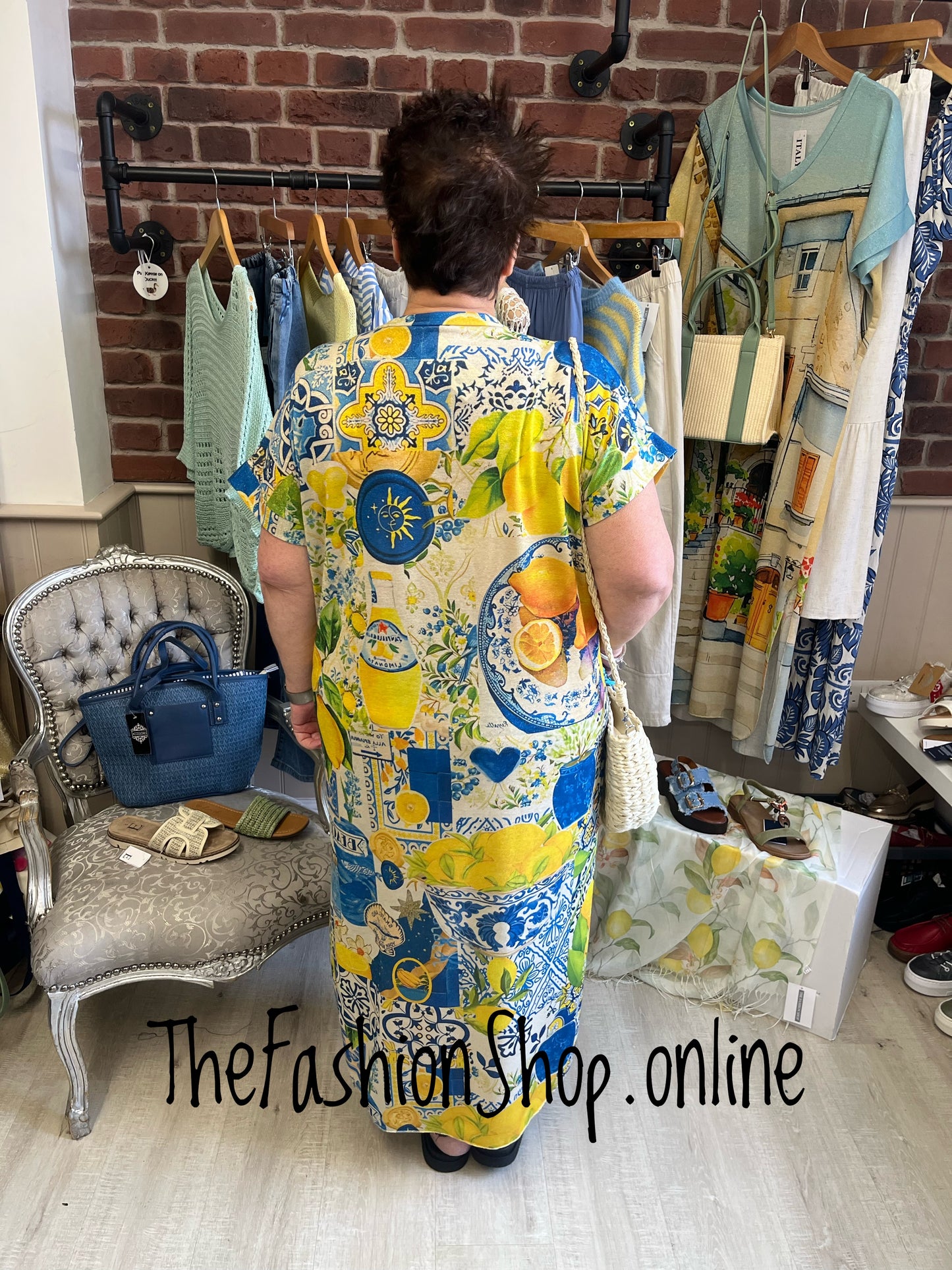 Helen lemon summer dress 12-18