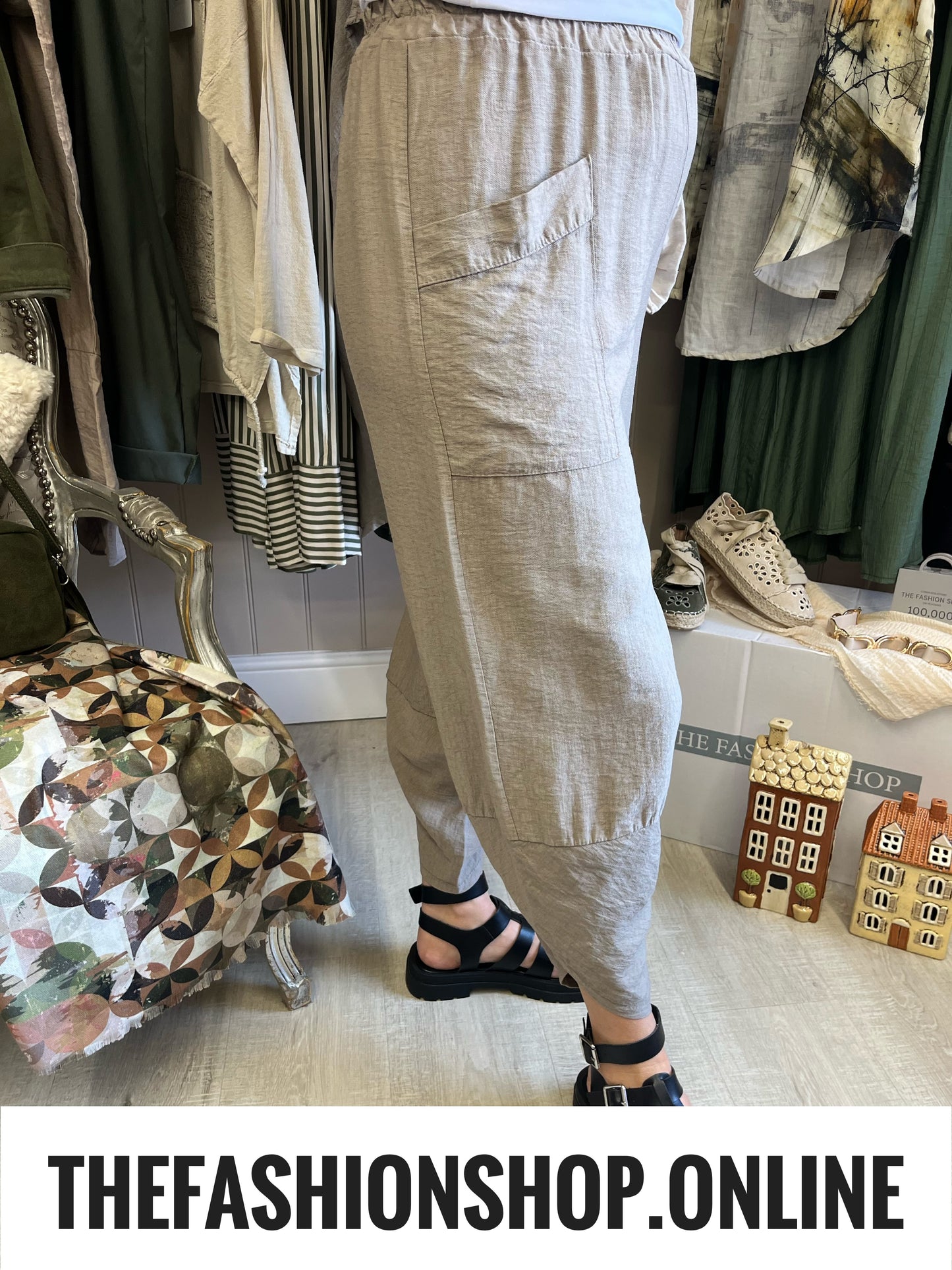 Jessie mocha tulip hem trousers 8-16