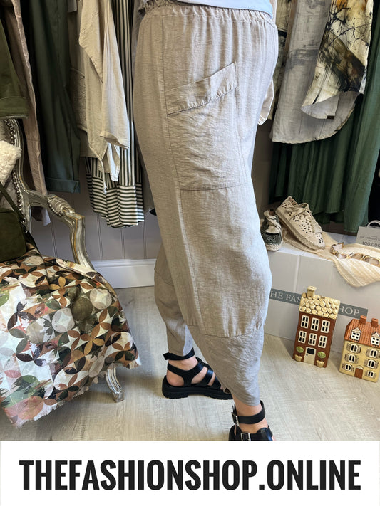 Jessie mocha tulip hem trousers 8-16