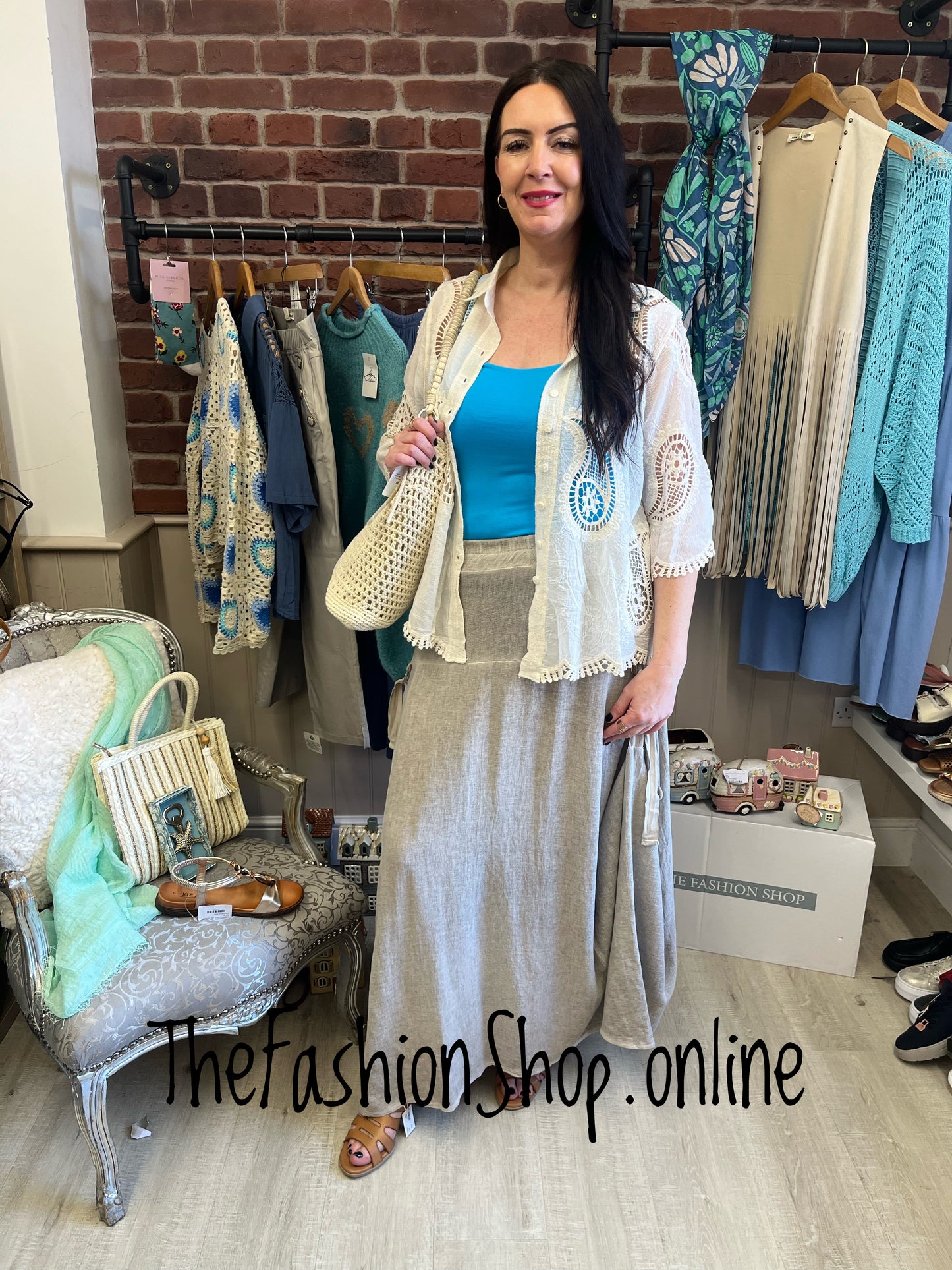 Chelsea turquoise soft vest 8-14 and 16-18