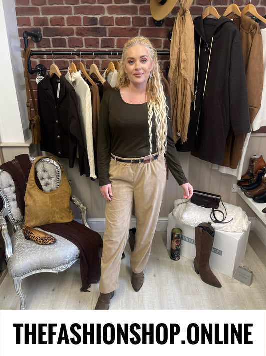 Cody camel cord trousers 8-14