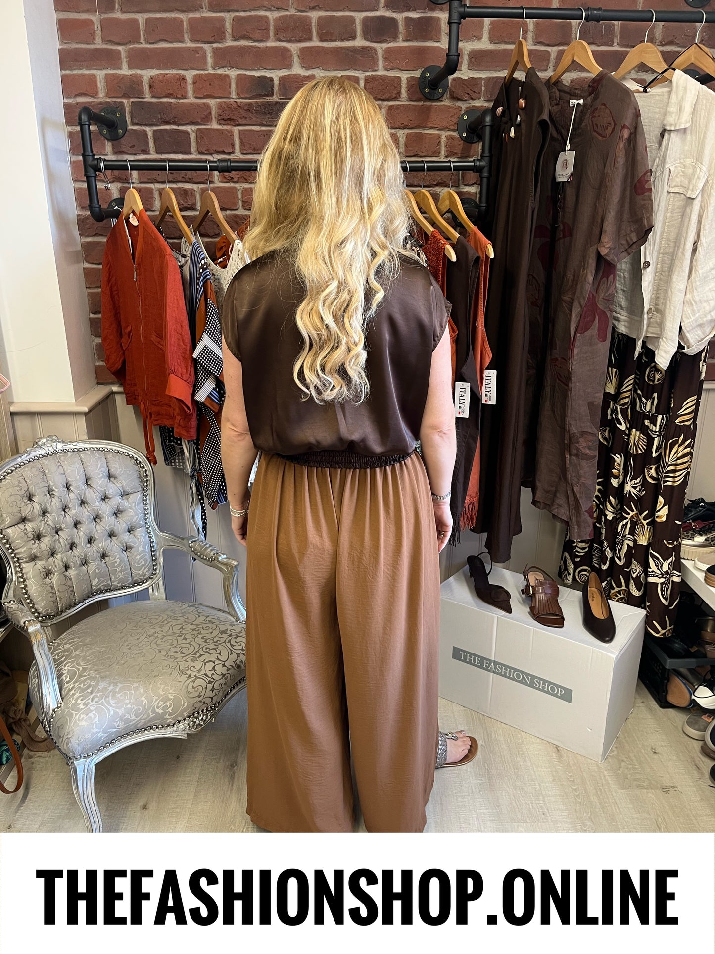 Lena brown twist top 8-14