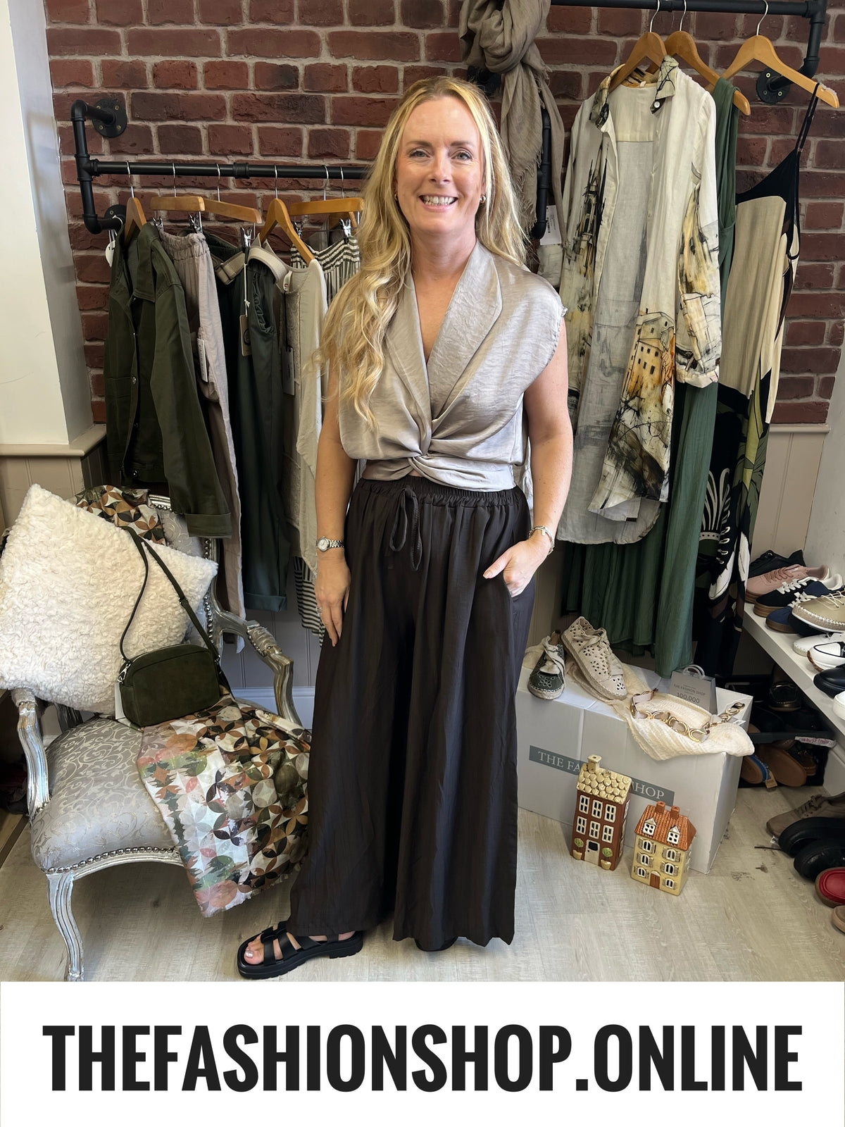 Lena mocha twist top 8-14
