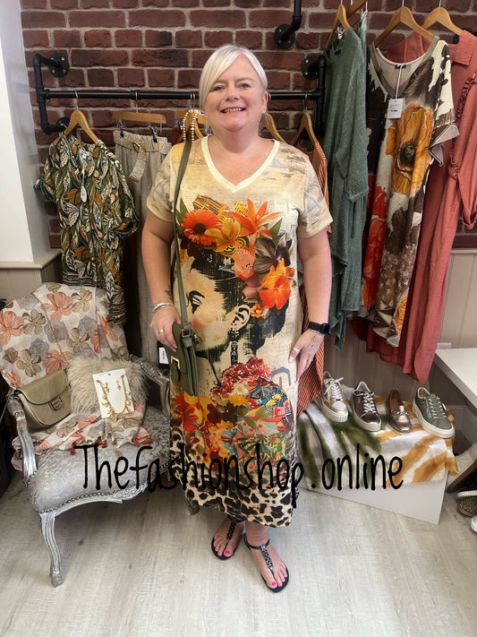 Saskia portrait shimmer dress 12-18