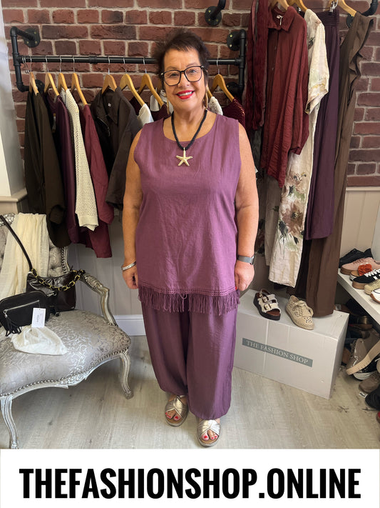 Kenzie mulberry harem trousers 10-20