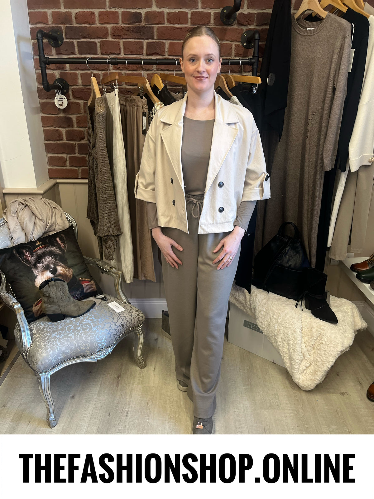 Samantha mocha casual trousers 8-16