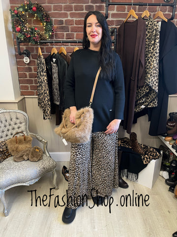 Lola black cashmere mix jumper 12-18