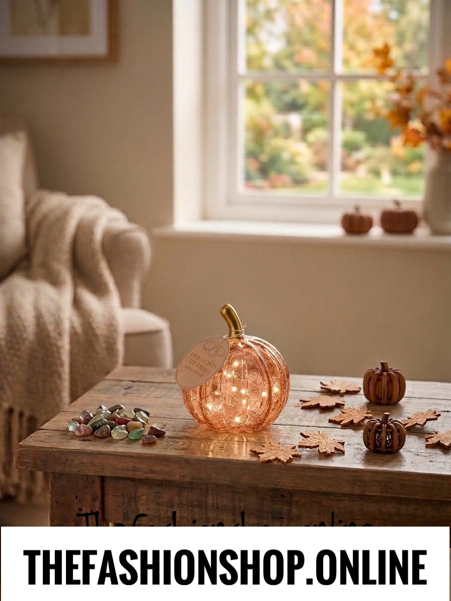 LED Light Up Pumpkin in Pink