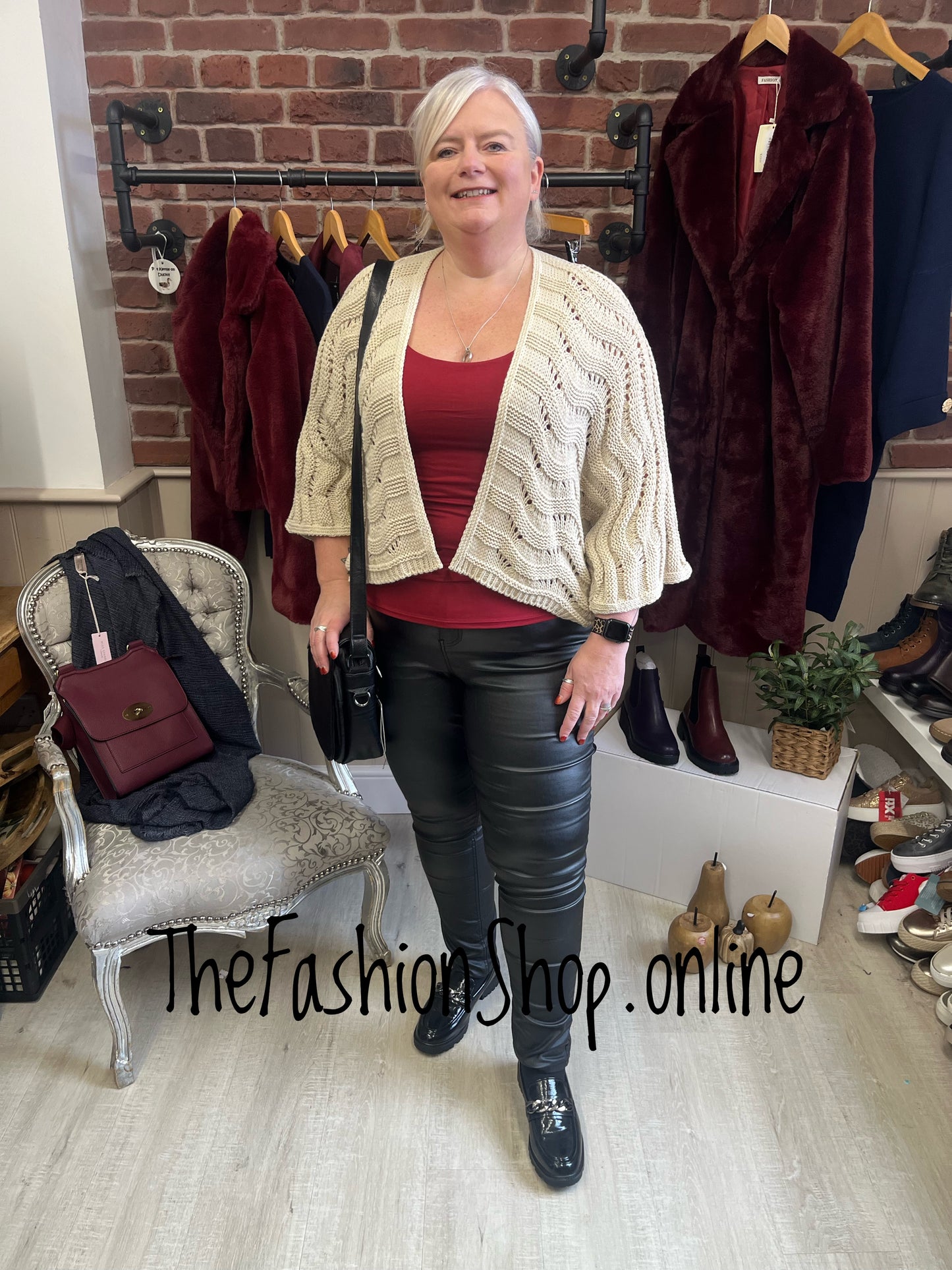 Nala beige edge to edge cardigan 8-20