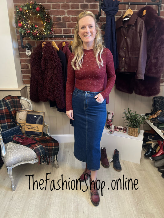 Kimberley wine crystal bodysuit 8-12