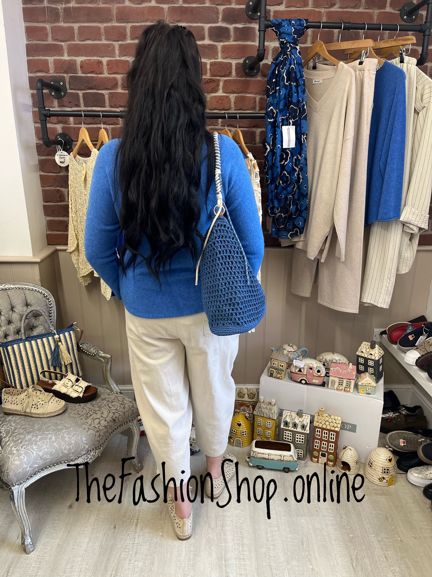 Dina denim blue soft jumper 10-16