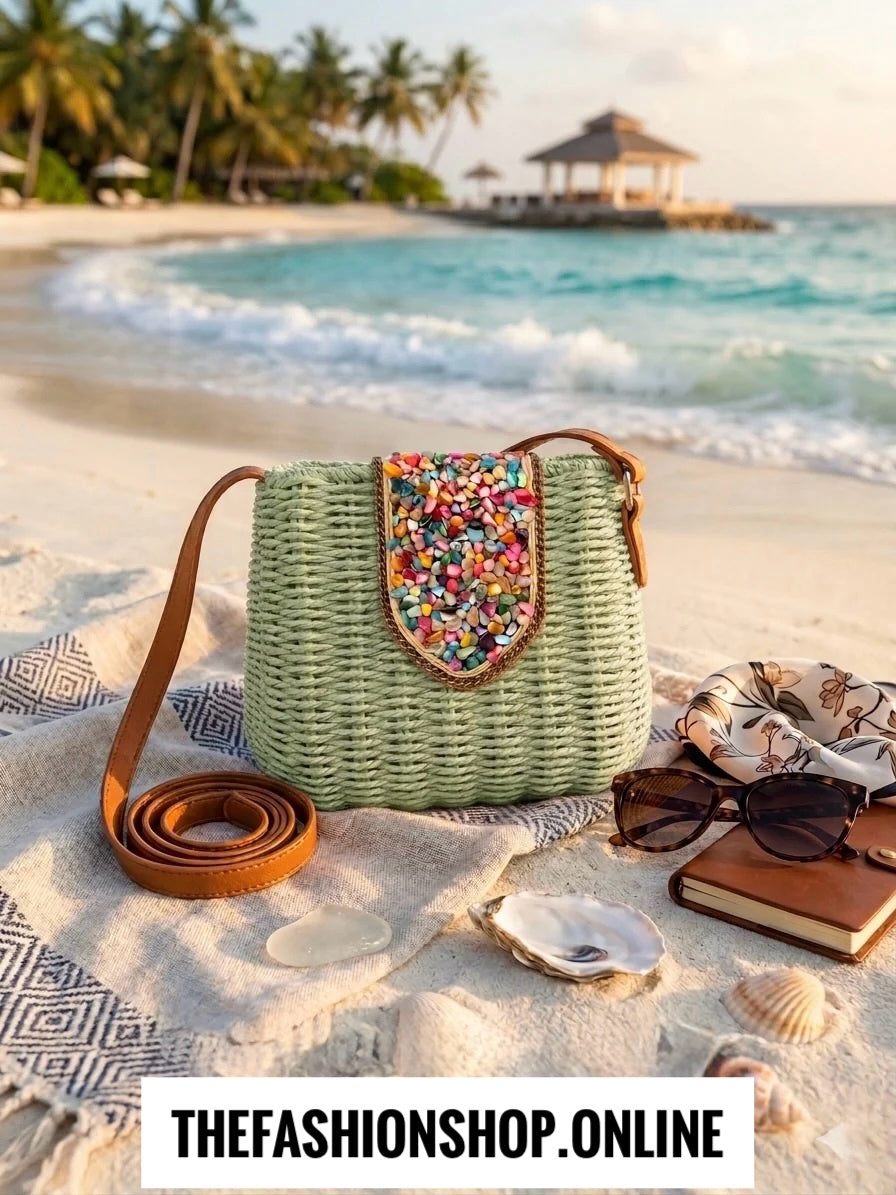 Mosaic Bag in Green