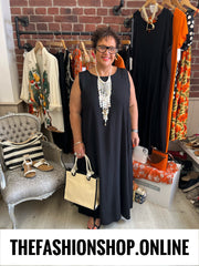 Athena black maxi dress 14-24