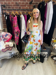 Stella Morgan tropical strap midi dress sizes 8-16