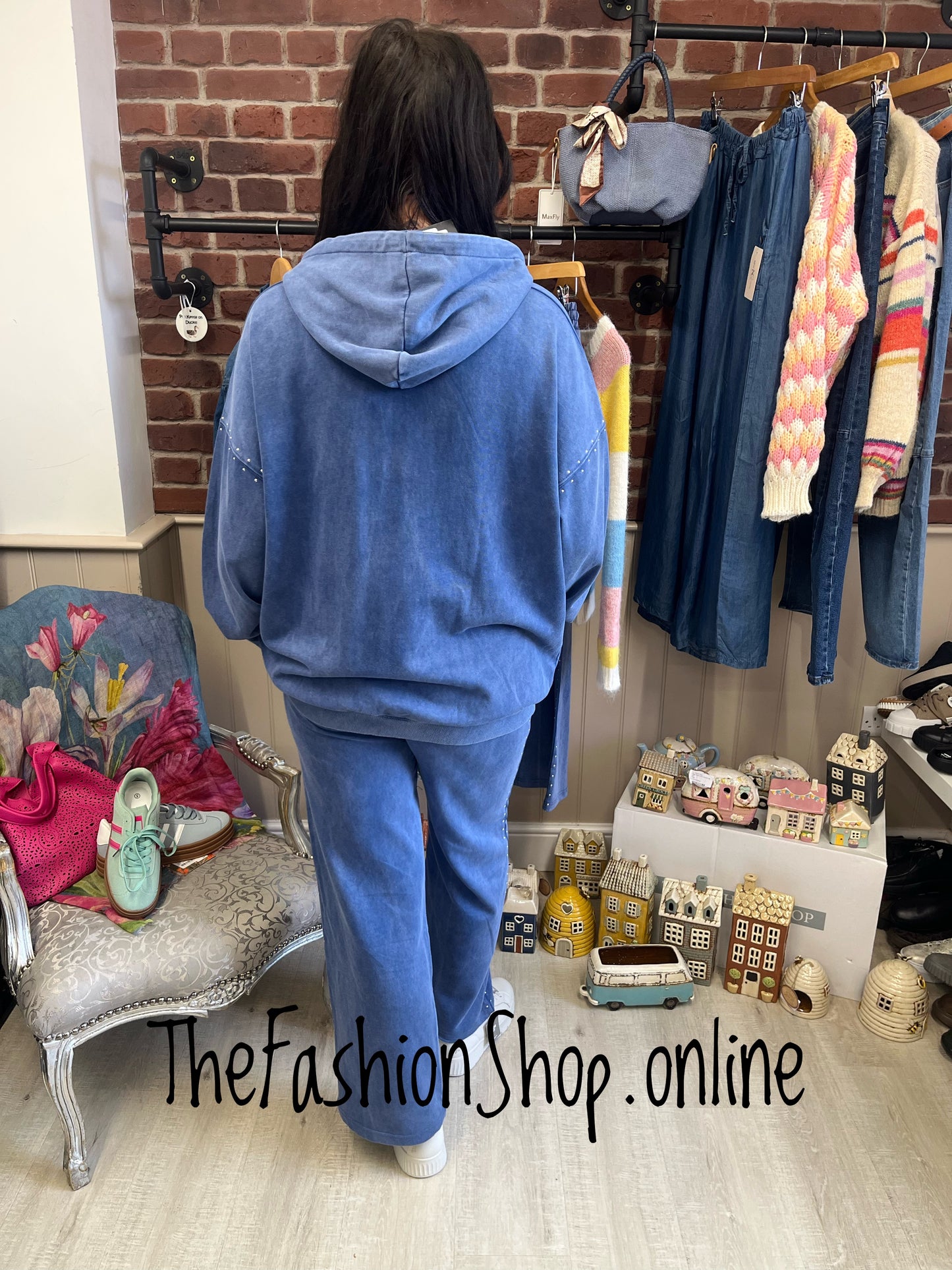 Iris denim blue enzyme wash co-ord 10-12 and 14-16