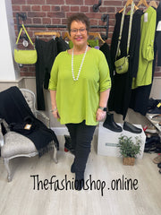 Marilyn green back pleat top 16-22