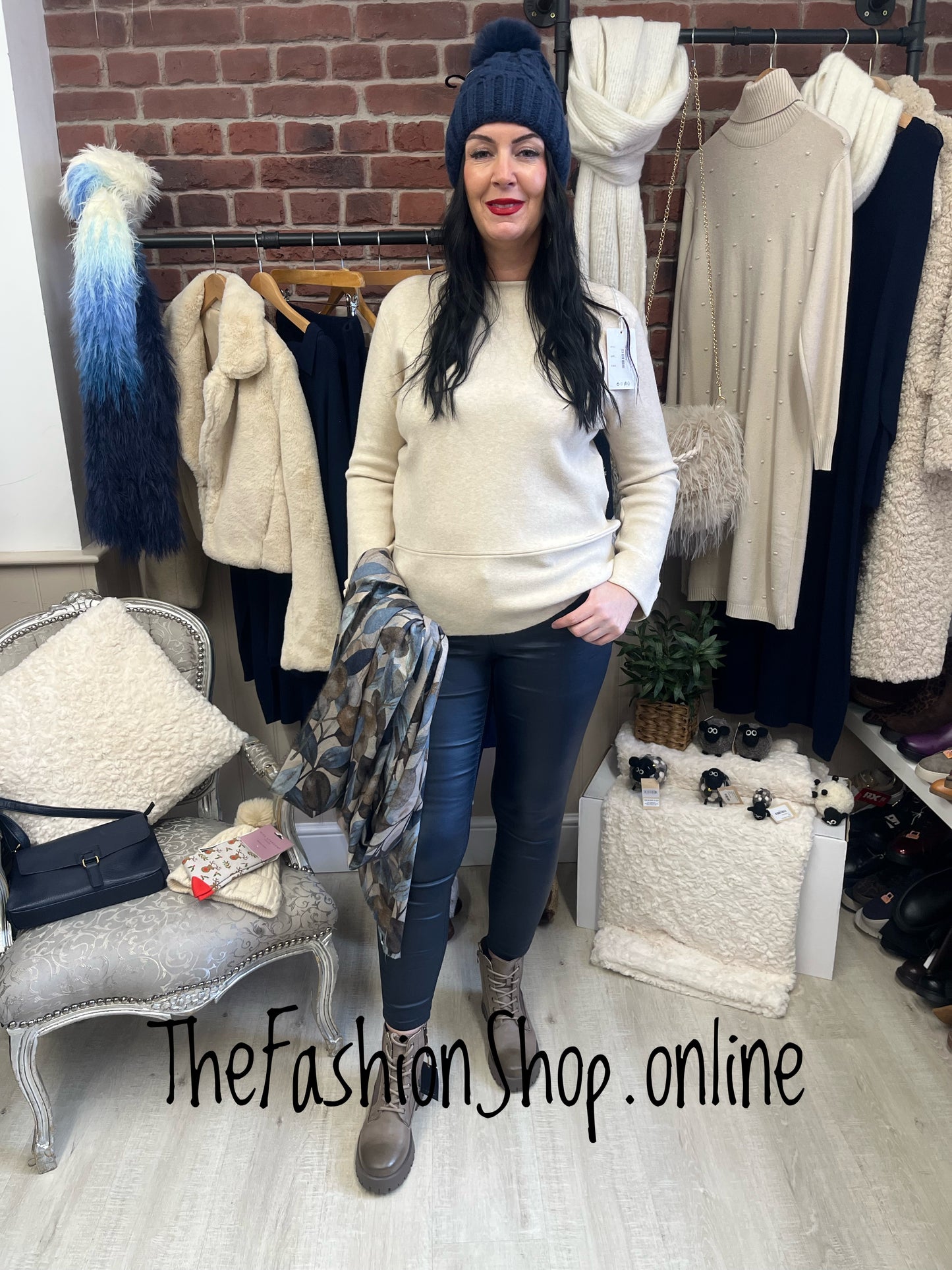 Willow beige soft jumper 10-16