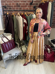 Phoebe wine toucan lightweight jacket 8-14